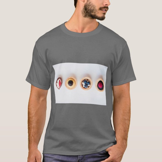 T-shirt Tee Délice Cupcake Mignon (Devant)