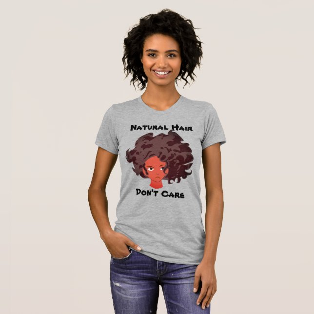 T-shirt Tee des cheveux naturels (Devant entier)