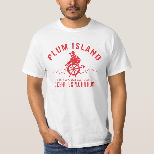T-shirt Tee d'île extraordinaire de prune, le (Devant)