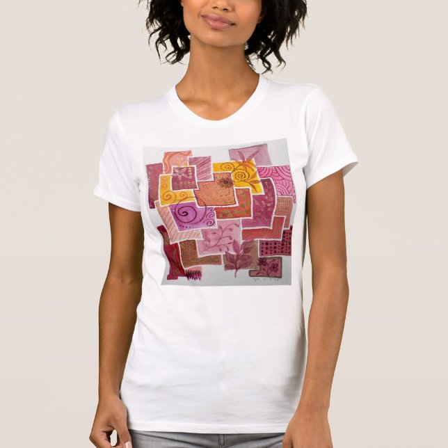 T-shirt Tee Doodle par Jill  (Devant)