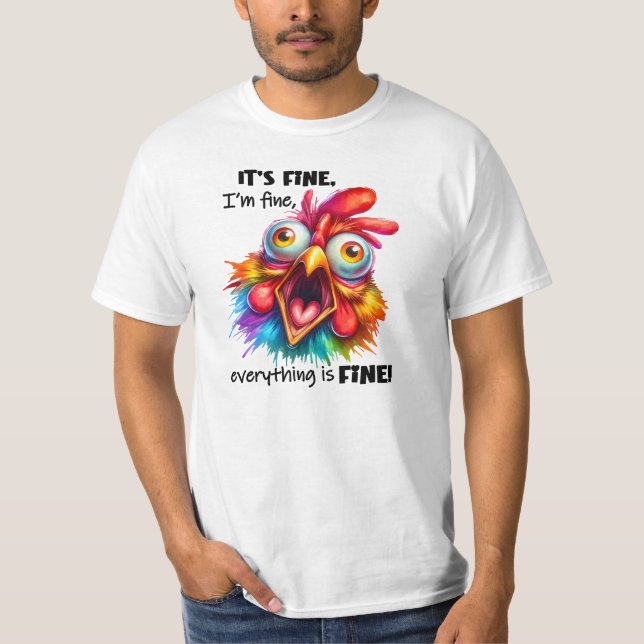 T-shirt Tee drôle à garder ou à concevoir soi-même (Devant)