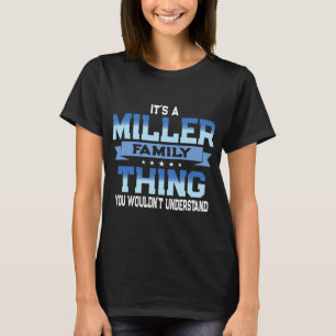T-shirt Tee drôle de réunion de famille Miller pour vacanc