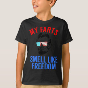 T-shirt Tee drôle du 4 juillet - Tee drôle d'Abe Lincoln