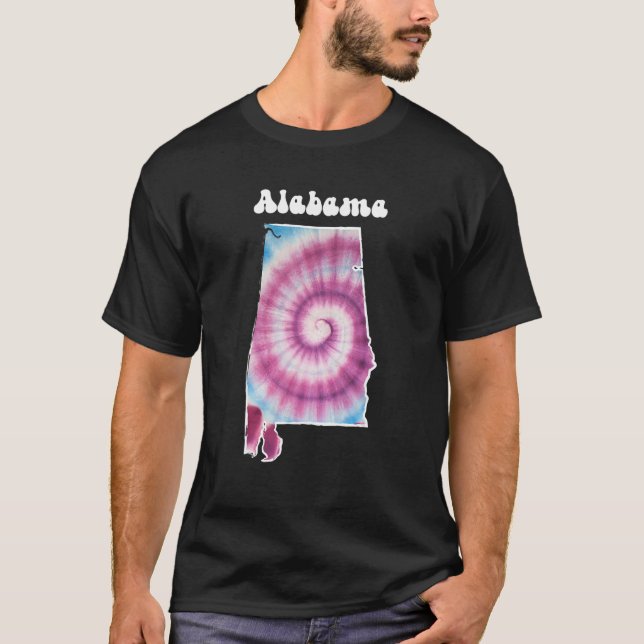 T-shirt Tee Dye Alabama (Devant)