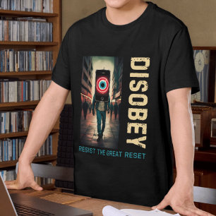 T-shirt Tee Dystopian Vintage Désobéi Propagande Chemise