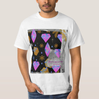 T-shirt Tee en diamant rose Moment Précieux