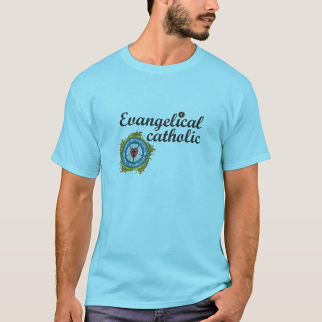 T-shirt Tee évangélique catholique (Devant)