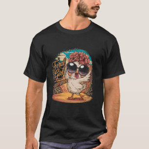 T-shirt Tee Feral Girl Été Poulet Feral Girl Été