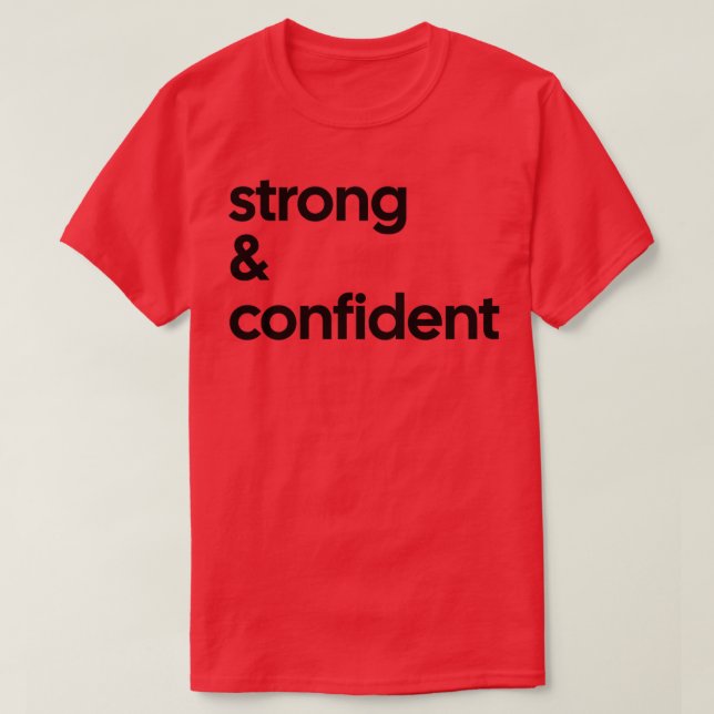 T-shirt Tee forte confiance (Design devant)