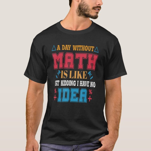 T-shirt Tee fun à propos de mathématiques Cool Professeur  (Devant)
