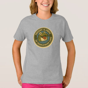 T-shirt Tee Funky Freddy Frog du lac Paddleboat pour enfan