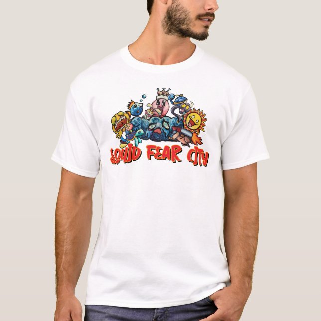 T-shirt Tee Graphique Squid Fear City (Devant)