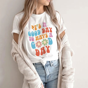 T-shirt Tee Graphique tendance, chemises drôles, Bonne Jou