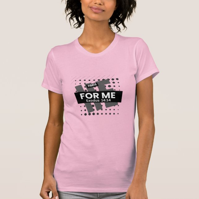 T-shirt Tee He féminin lutte pour moi (Devant)