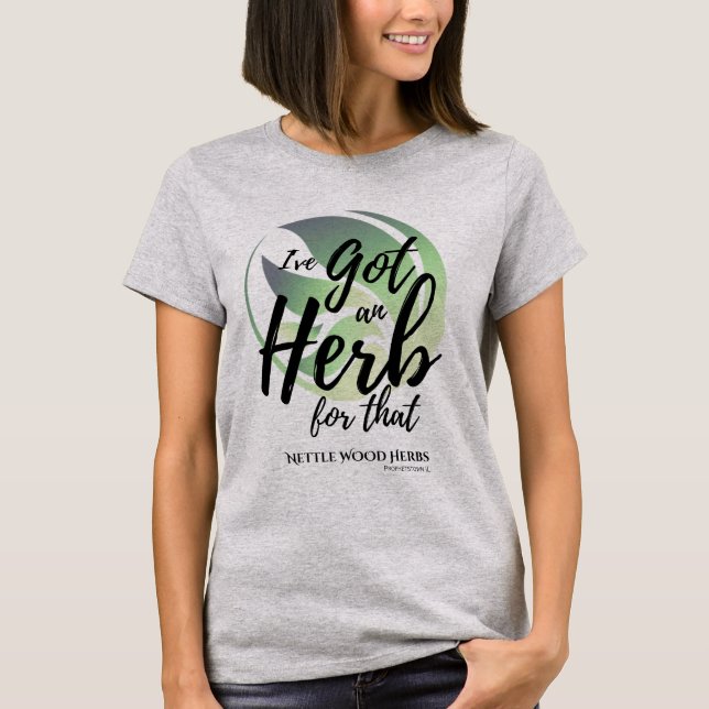 T-shirt Tee Herb for That Brush Stroke Logo (Devant)