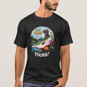 T-shirt Tee homme pêche au bar Perch Conception de poisson