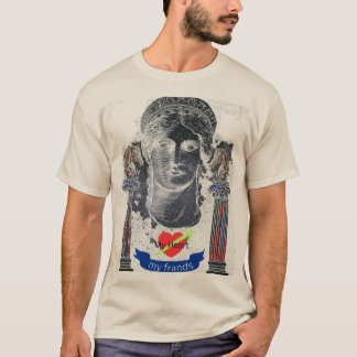 T-shirt "Tee imprimée en gras et en graphisme" "Graphique