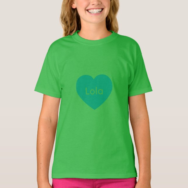 T-shirt Tee Lizzy câline (Devant)