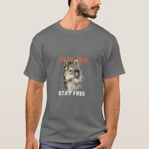 T-shirt Tee masculin exclusif avec Ftriking Fox Design
