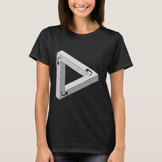 T-shirt Tee mignon Optical College Party Objet à jamais (Devant)