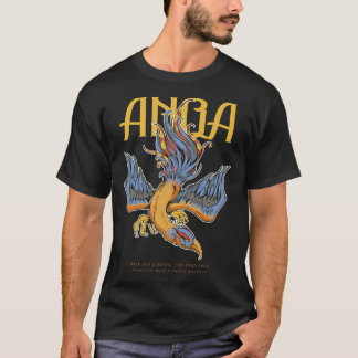 T-shirt Tee Mythique Anqa - Phénix de la Flamme Éternelle