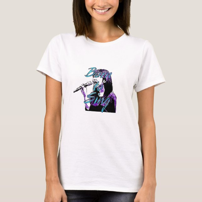 T-shirt TEE Né pour chanter (Devant)