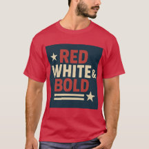 Tee Patriotique Graphic pour 4 juillet