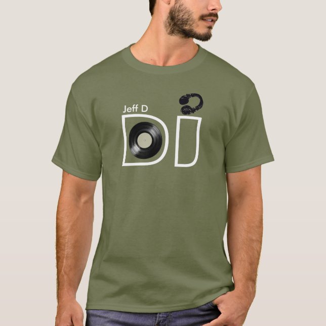 T-shirt TEE personnalisé pour le DJ (Devant)