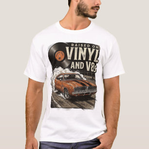 T-shirt Tee pour amateur de voitures classiques élevé au s