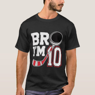 T-shirt Tee pour enfants de dix ans joueur de hockey pour 