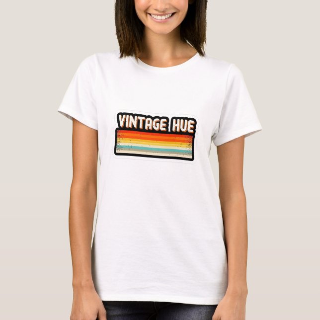 T-shirt Tee pour femmes vintage Hue (Devant)