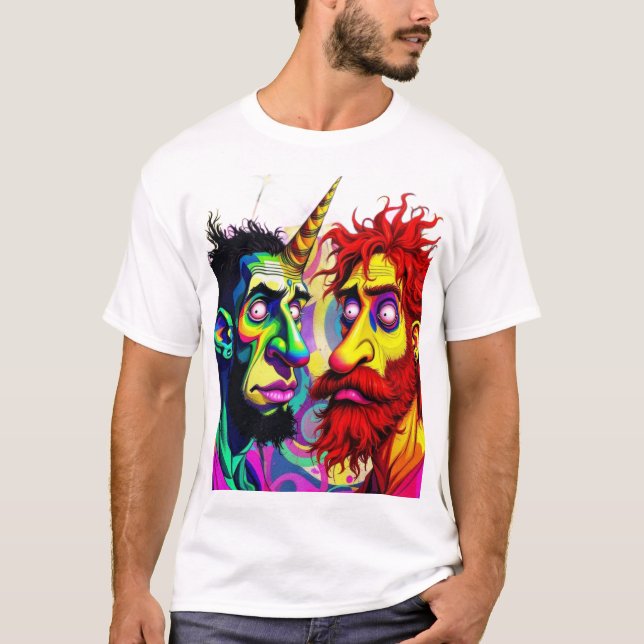 T-shirt Tee pour Unisex I Rebel Art Tee I Imaginaire Tee (Devant)
