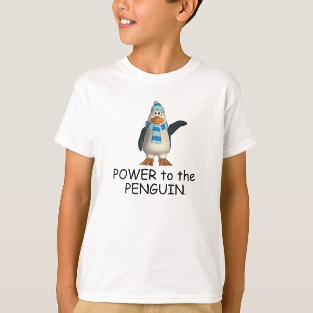 T-shirt TEE Power to the Penguin (Devant)