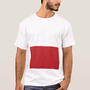 T-shirt Tee rectangulaire couleur rouge tomate - personnal