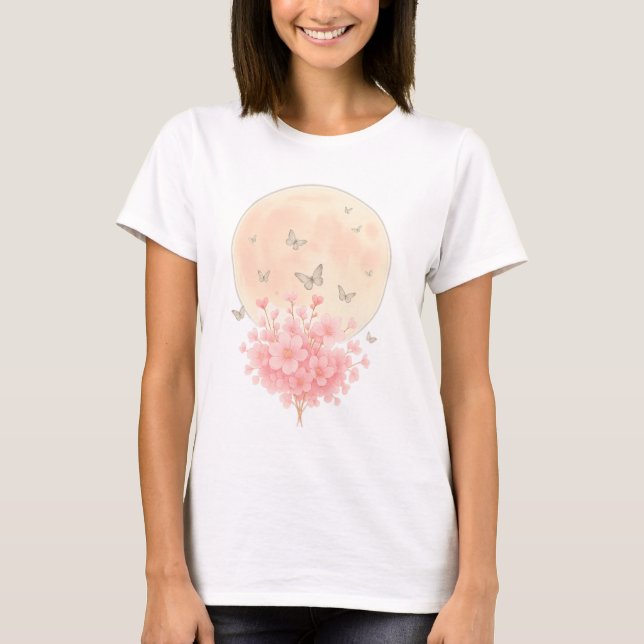 T-shirt Tee Sérénité Lunaire (Devant)