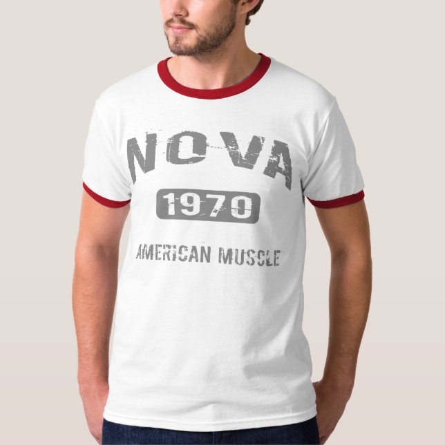 T-shirt Tee - shirt 1970 de nova (Devant)