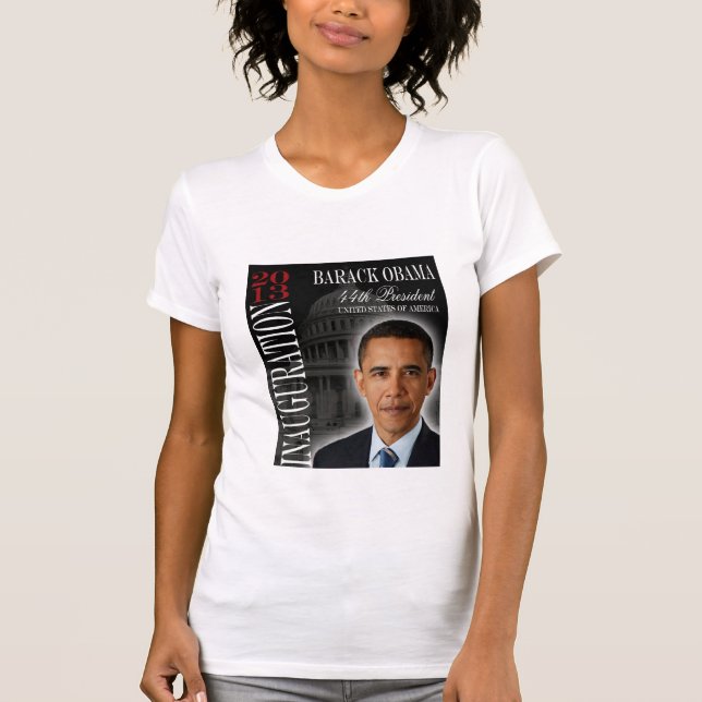 T-shirt Tee - shirt 2013 d'inauguration de Barack Obama (Devant)