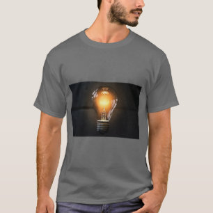 T-shirt Tee-shirt à l'ampoule Idée Lumineuse