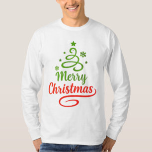 T-shirt Tee-shirt à manches longues Freefit Joyeux Noël