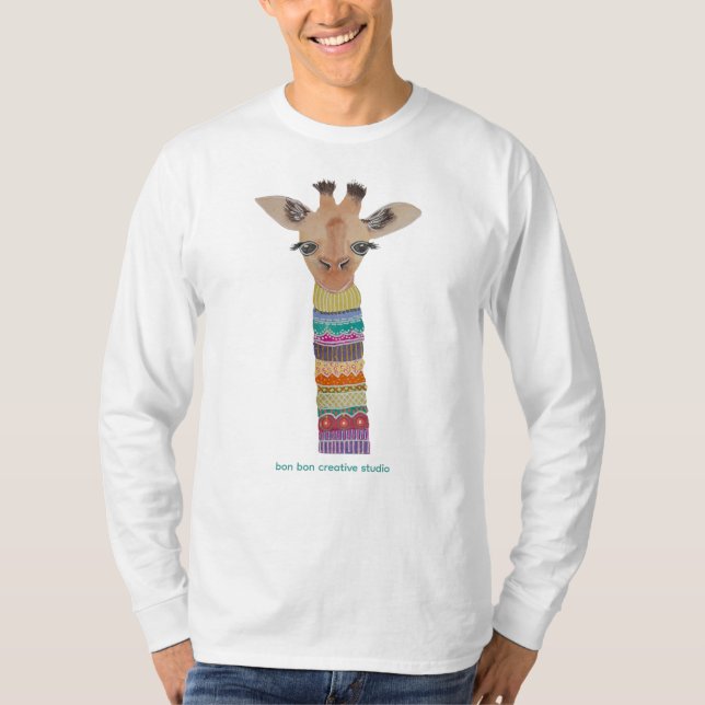 T-shirt Tee-shirt à manches longues Girafe (Devant)