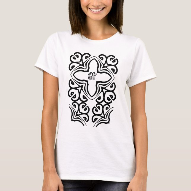 T-shirt Tee - shirt à manches longues pour dames de la Cro (Devant)