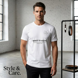 T-shirt Tee-shirt académique Smart Style avec impression i