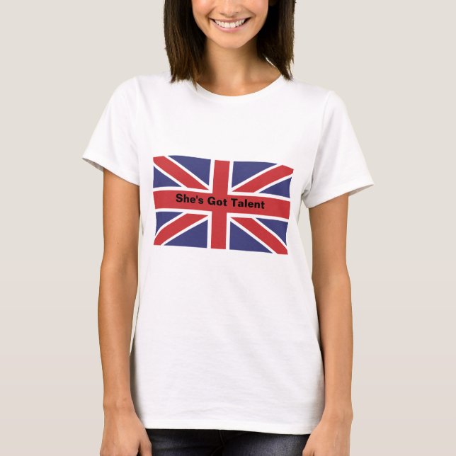 T-shirt Tee - shirt adapté a talent de drapeau d'Union (Devant)