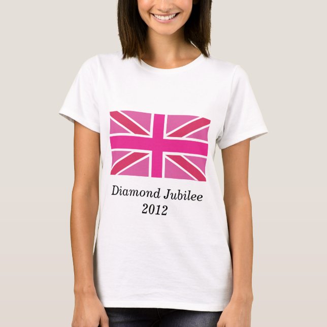 T-shirt Tee - shirt adapté par drapeau d'Union Jack (Devant)
