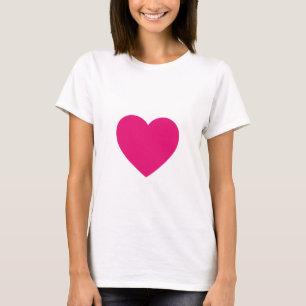 T-shirt Tee - shirt adapté par rose de coeur
