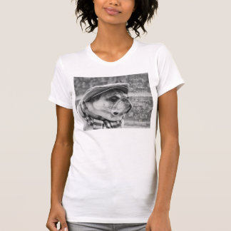 T-shirt Tee - shirt adorable de carlin avec la citation