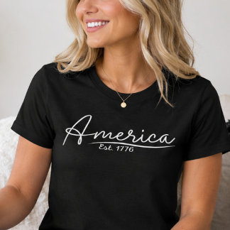 T-shirt Tee-shirt America Est. 1776