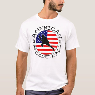 T-shirt Tee - shirt américain d'équipe de racquetball de