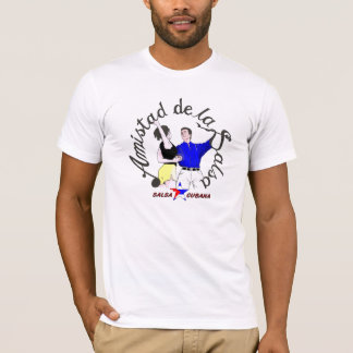 T-shirt Tee-Shirt Amistad de la salsa blanc