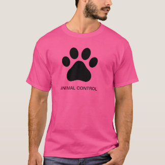 T-shirt Tee - shirt animal de contrôle